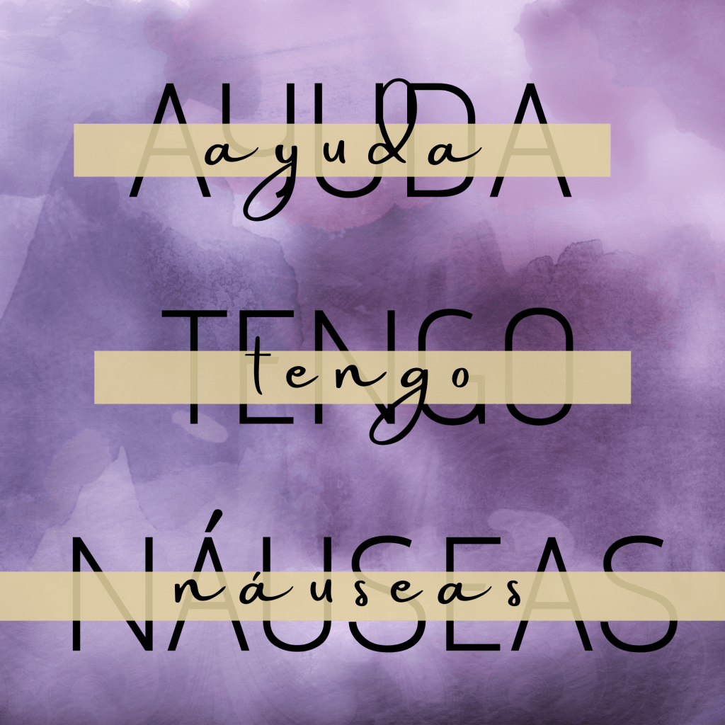 SOBREVIVÍ A LAS NÁUSEAS&nbsp;😒